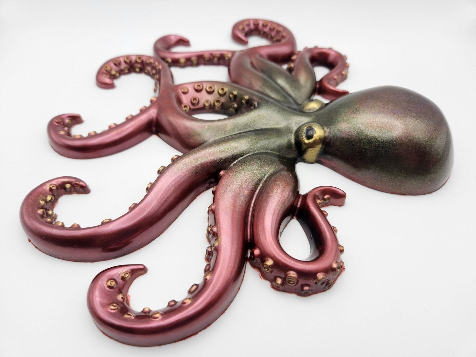 Mr. Krankipus: Festive Resin Christmas Octopus Decor - Resonating Crystal Creations