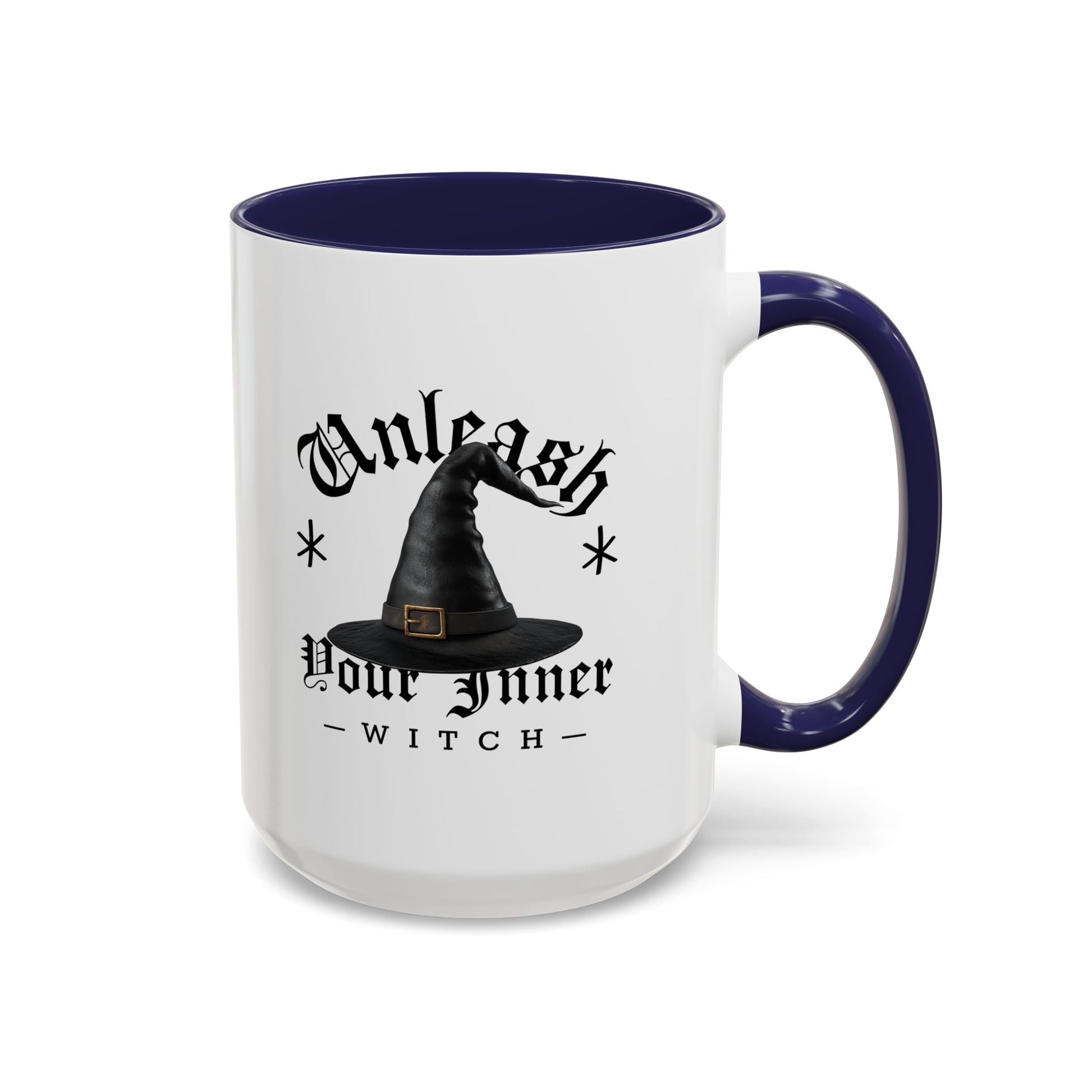 Mug - Unleash Your Inner Witch - 11, 15oz Accent Coffee Cup - Resonating Crystal Creations