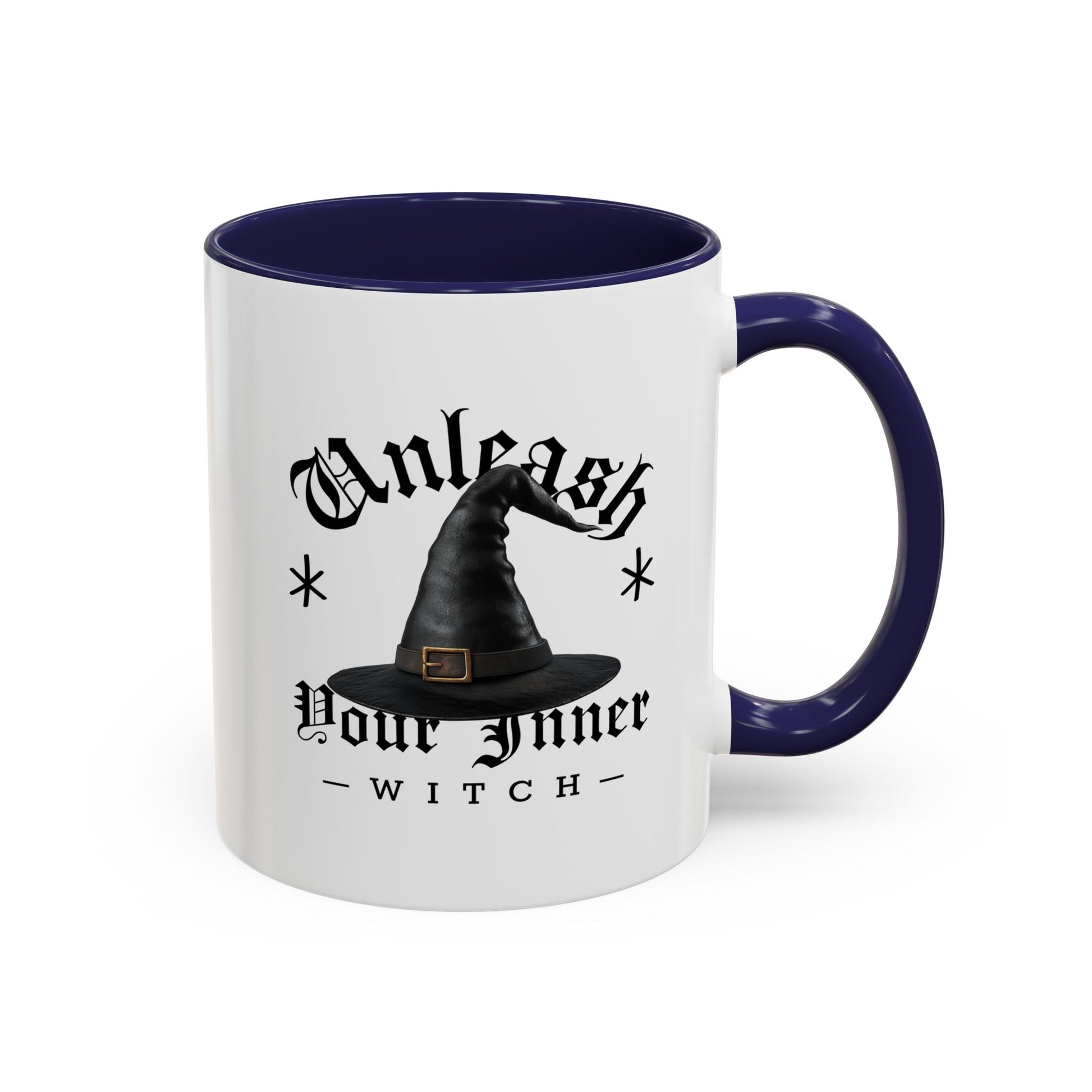 Mug - Unleash Your Inner Witch - 11, 15oz Accent Coffee Cup - Resonating Crystal Creations