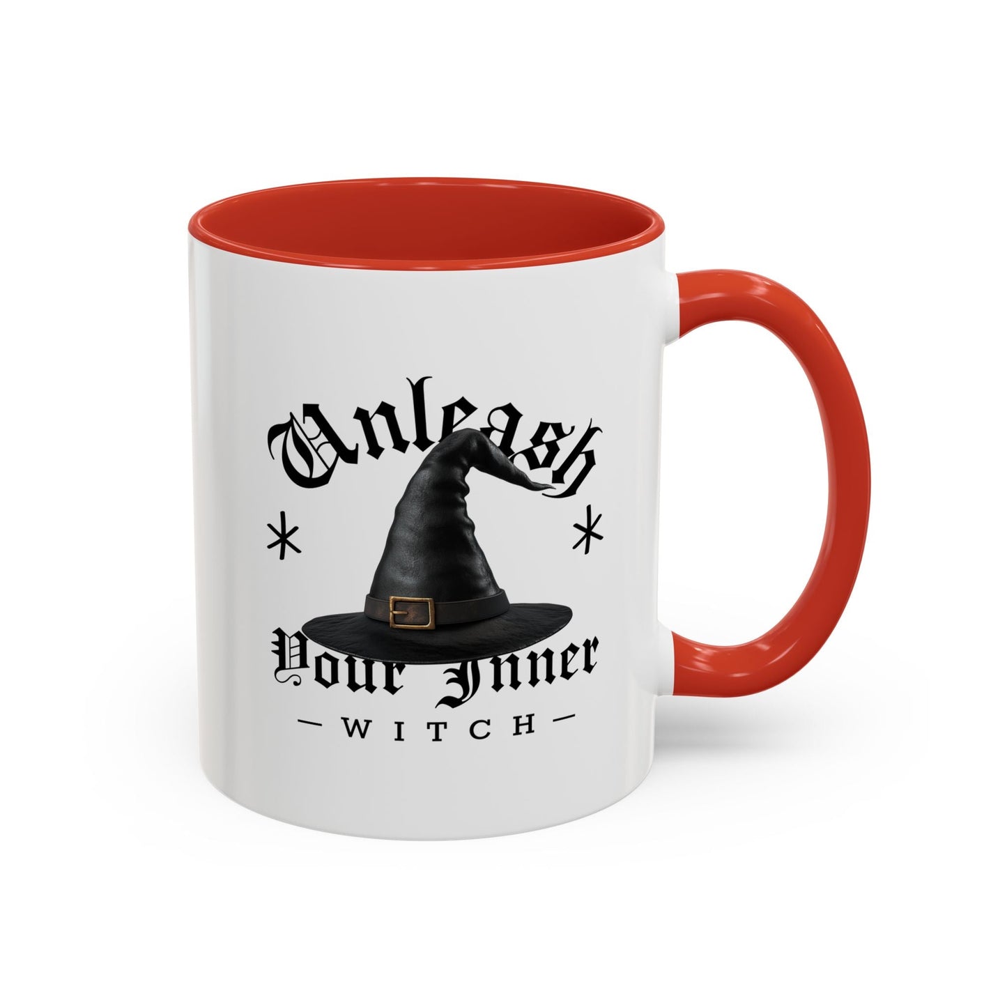 Mug - Unleash Your Inner Witch - 11, 15oz Accent Coffee Cup - Resonating Crystal Creations