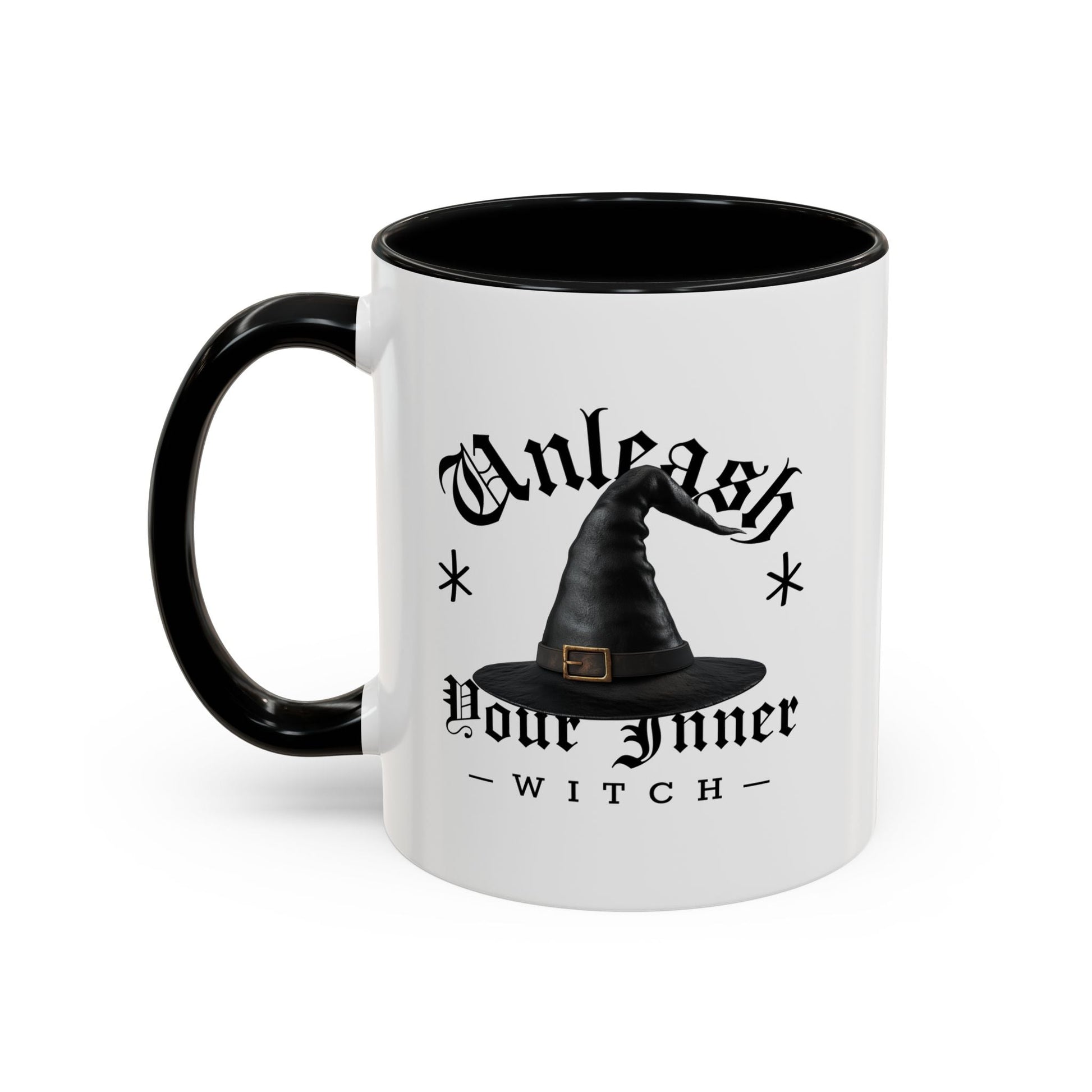 Mug - Unleash Your Inner Witch - 11, 15oz Accent Coffee Cup - Resonating Crystal Creations