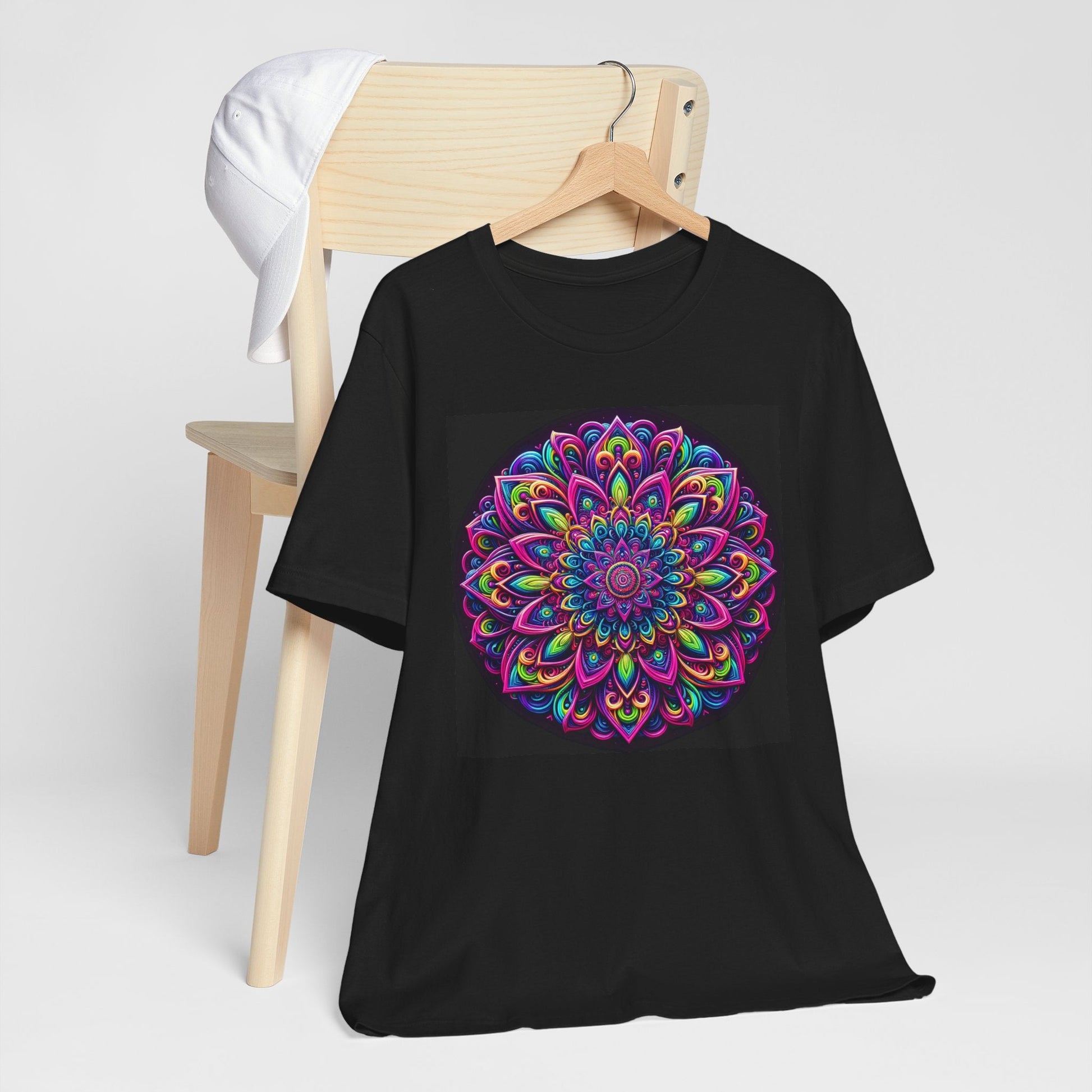 Neon Mandala Tee - Resonating Crystal Creations