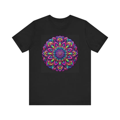 Neon Mandala Tee - Resonating Crystal Creations