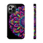 Neon Mandala Tough Phone Cases - Resonating Crystal Creations