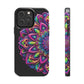 Neon Mandala Tough Phone Cases - Resonating Crystal Creations