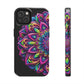 Neon Mandala Tough Phone Cases - Resonating Crystal Creations