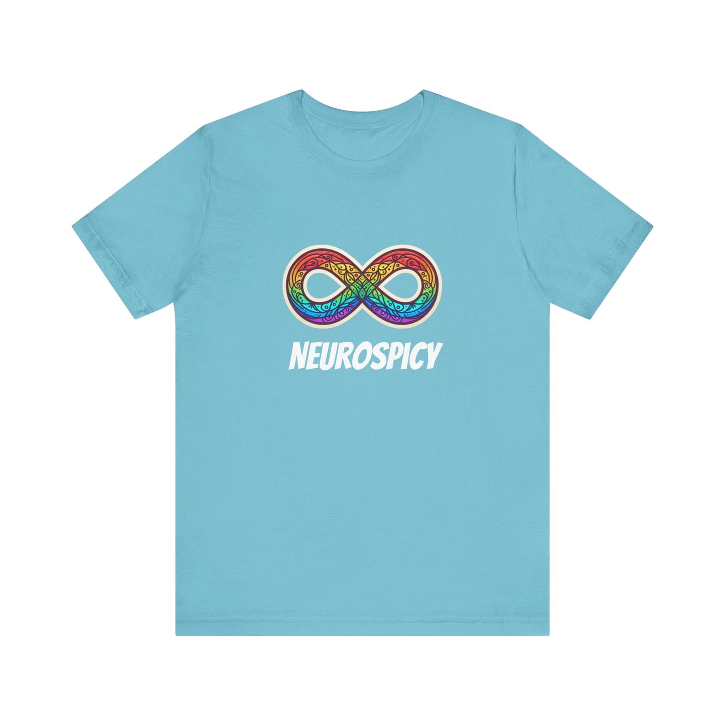 Neurospicy T-shirt with Neurodiverget Infinity Symbol, Unisex Tee, Awareness Shirt, Autism Gift, Neurodiversity Clothing - Resonating Crystal Creations