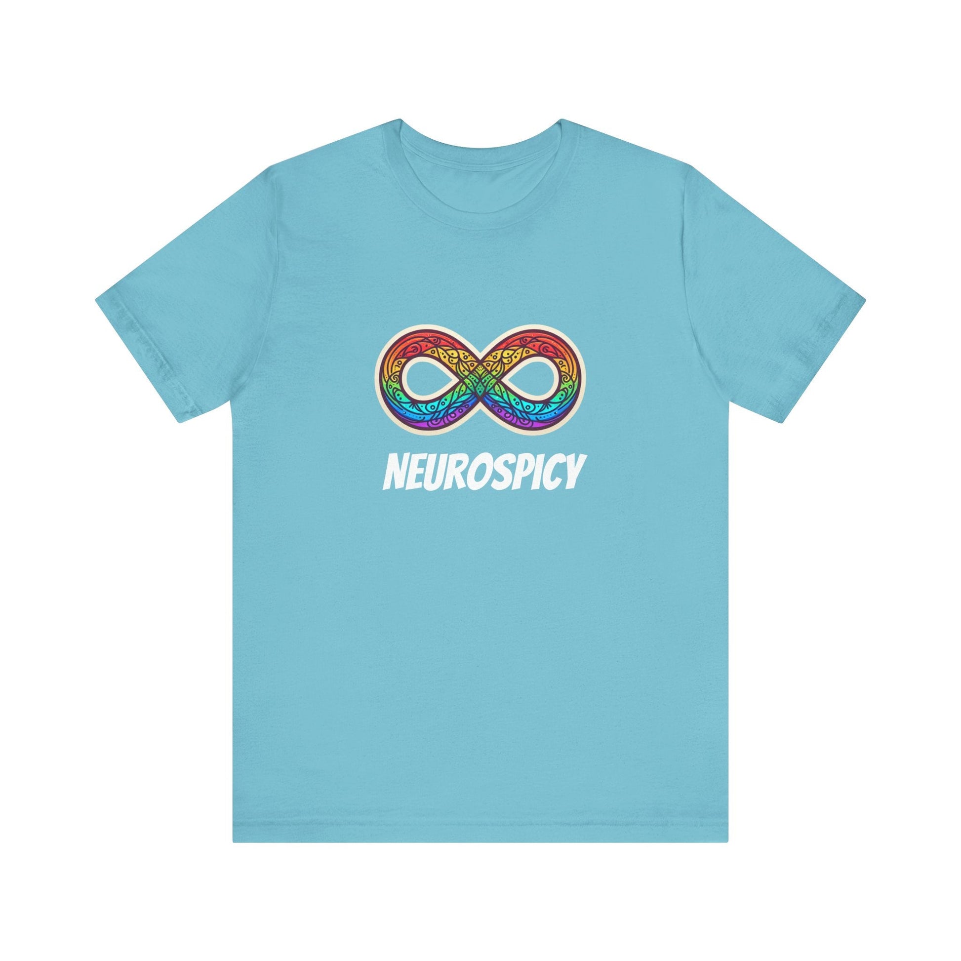 Neurospicy T-shirt with Neurodiverget Infinity Symbol, Unisex Tee, Awareness Shirt, Autism Gift, Neurodiversity Clothing - Resonating Crystal Creations