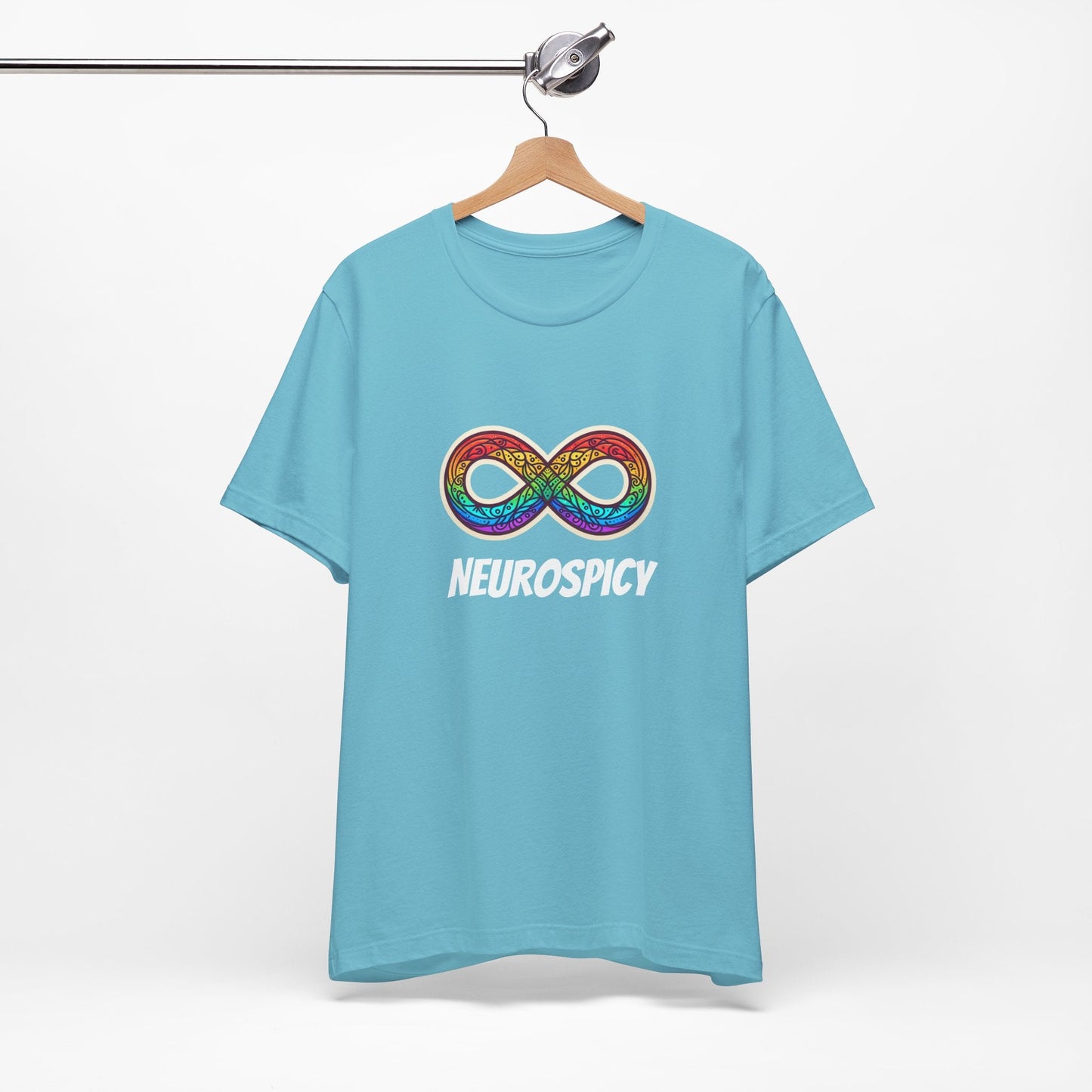 Neurospicy T-shirt with Neurodiverget Infinity Symbol, Unisex Tee, Awareness Shirt, Autism Gift, Neurodiversity Clothing - Resonating Crystal Creations