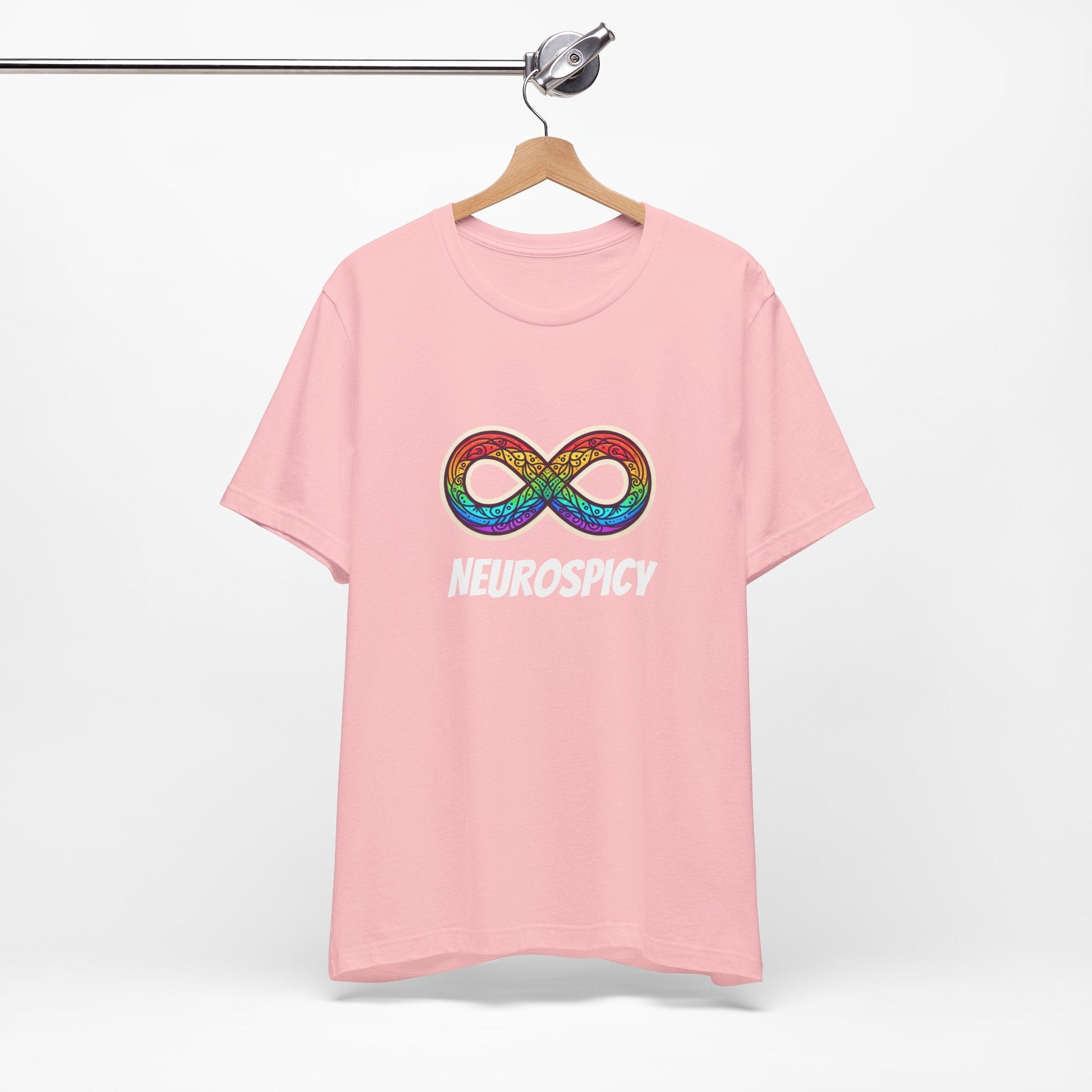 Neurospicy T-shirt with Neurodiverget Infinity Symbol, Unisex Tee, Awareness Shirt, Autism Gift, Neurodiversity Clothing - Resonating Crystal Creations