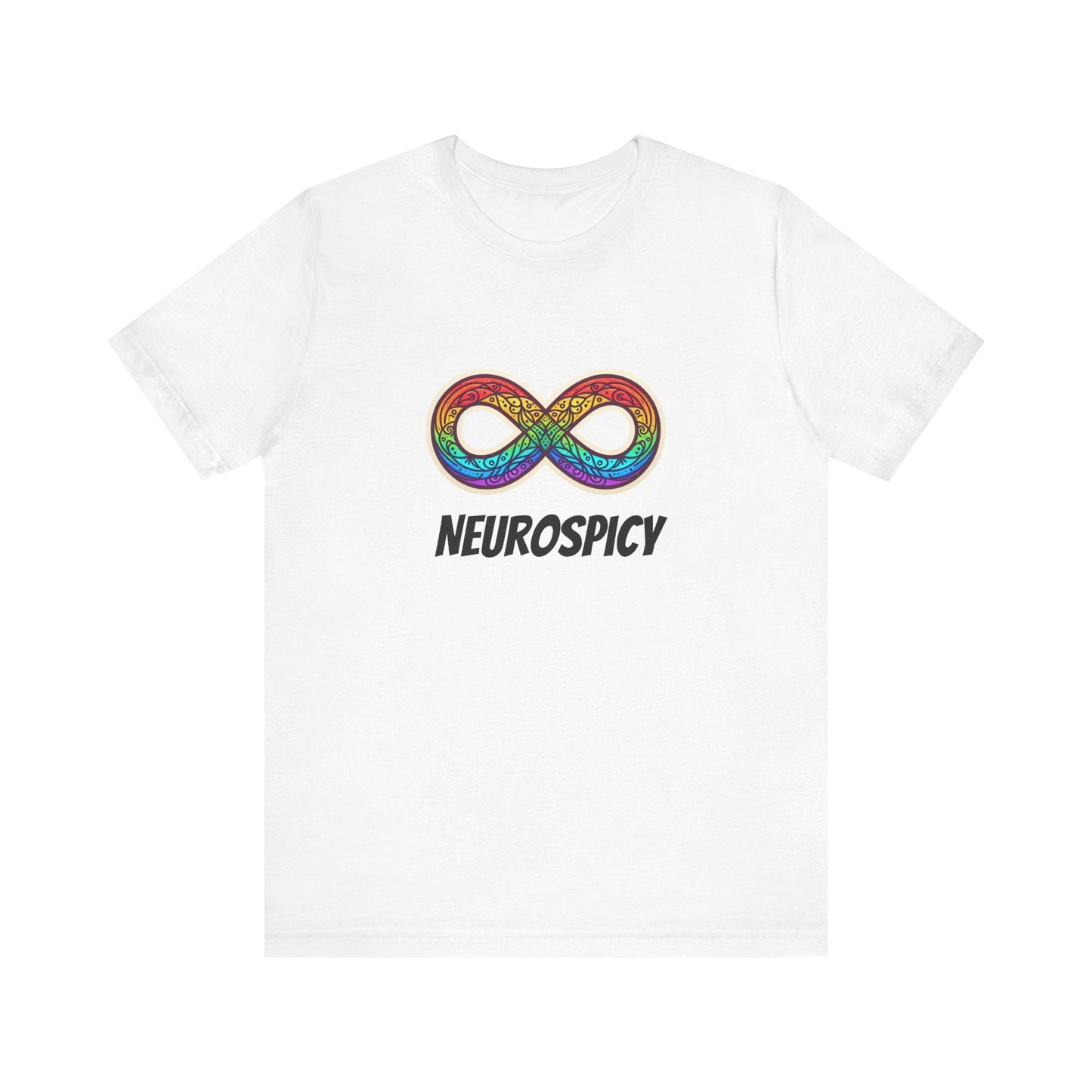 Neurospicy T-shirt with Neurodiverget Infinity Symbol, Unisex Tee, Awareness Shirt, Autism Gift, Neurodiversity Clothing - Resonating Crystal Creations