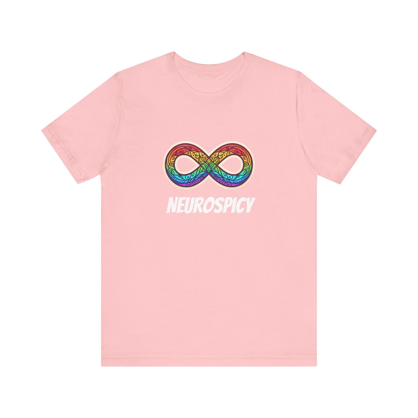 Neurospicy T-shirt with Neurodiverget Infinity Symbol, Unisex Tee, Awareness Shirt, Autism Gift, Neurodiversity Clothing - Resonating Crystal Creations