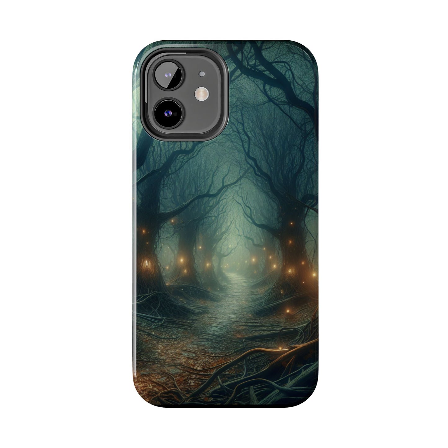 Phone Case, Witches' Road Design, Halloween Gifts, Protective Phone Cover, Spooky Accessories, Unique Phone Cases - Resonating Crystal Creations