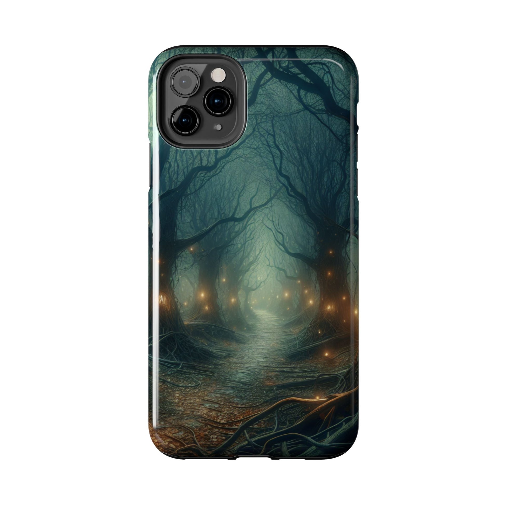 Phone Case, Witches' Road Design, Halloween Gifts, Protective Phone Cover, Spooky Accessories, Unique Phone Cases - Resonating Crystal Creations