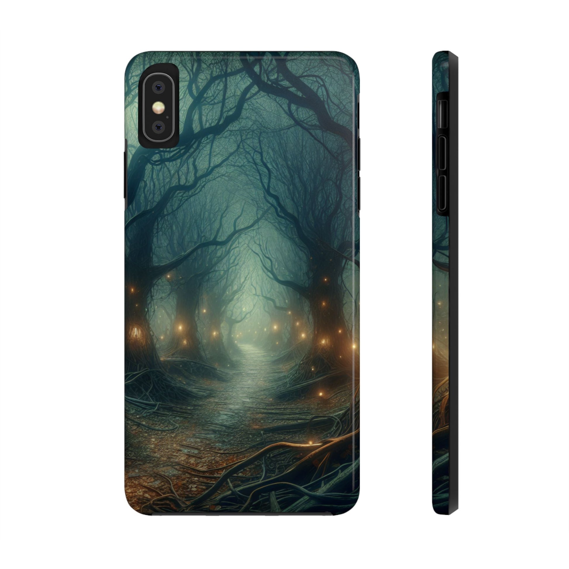 Phone Case, Witches' Road Design, Halloween Gifts, Protective Phone Cover, Spooky Accessories, Unique Phone Cases - Resonating Crystal Creations