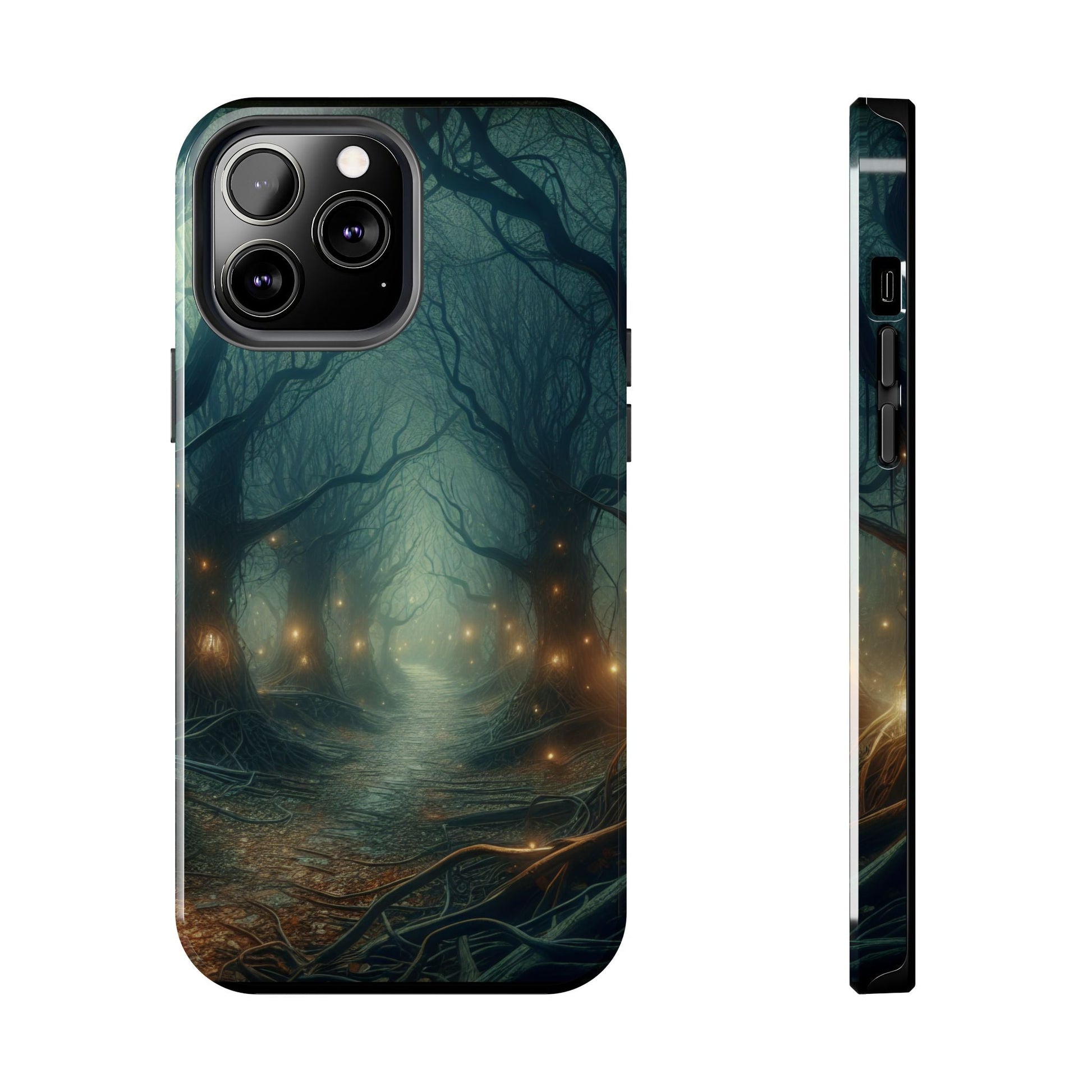 Phone Case, Witches' Road Design, Halloween Gifts, Protective Phone Cover, Spooky Accessories, Unique Phone Cases - Resonating Crystal Creations