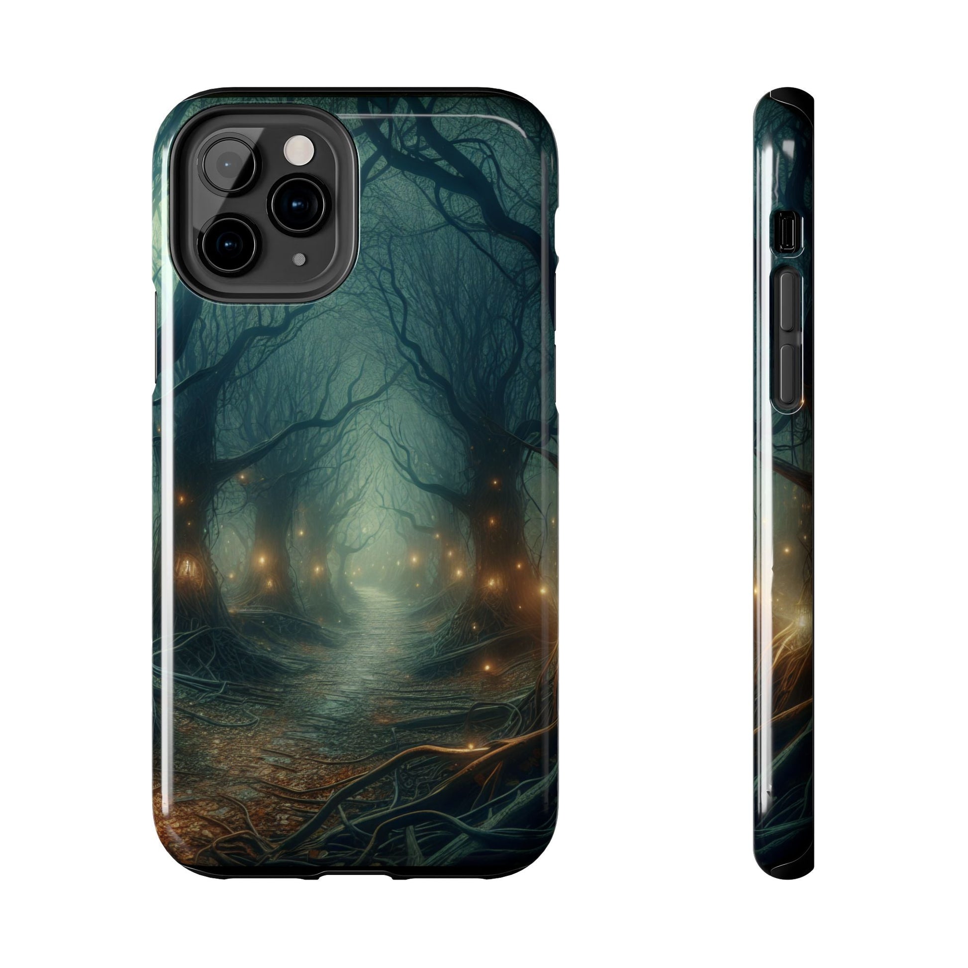 Phone Case, Witches' Road Design, Halloween Gifts, Protective Phone Cover, Spooky Accessories, Unique Phone Cases - Resonating Crystal Creations