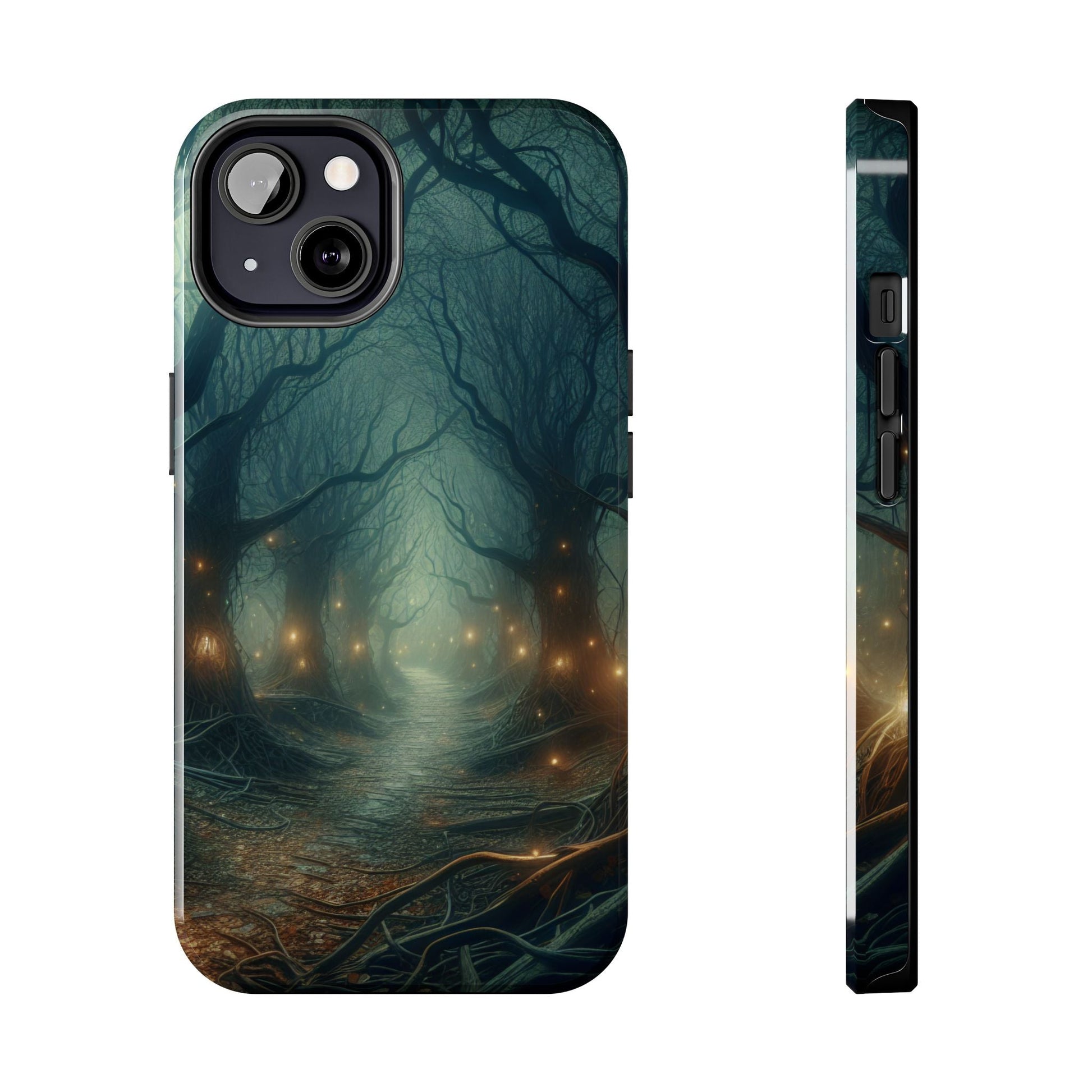 Phone Case, Witches' Road Design, Halloween Gifts, Protective Phone Cover, Spooky Accessories, Unique Phone Cases - Resonating Crystal Creations