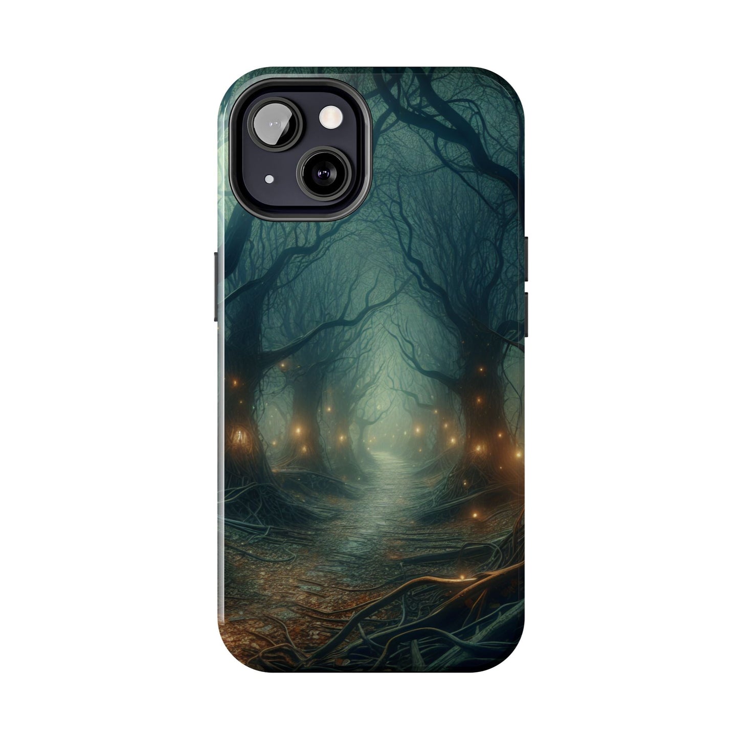 Phone Case, Witches' Road Design, Halloween Gifts, Protective Phone Cover, Spooky Accessories, Unique Phone Cases - Resonating Crystal Creations