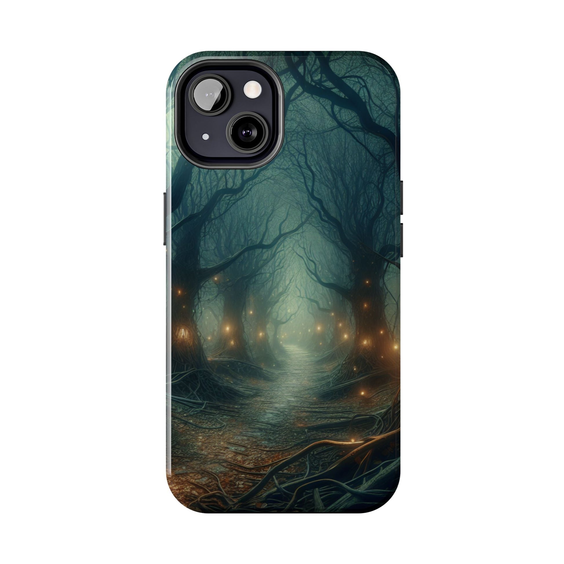 Phone Case, Witches' Road Design, Halloween Gifts, Protective Phone Cover, Spooky Accessories, Unique Phone Cases - Resonating Crystal Creations