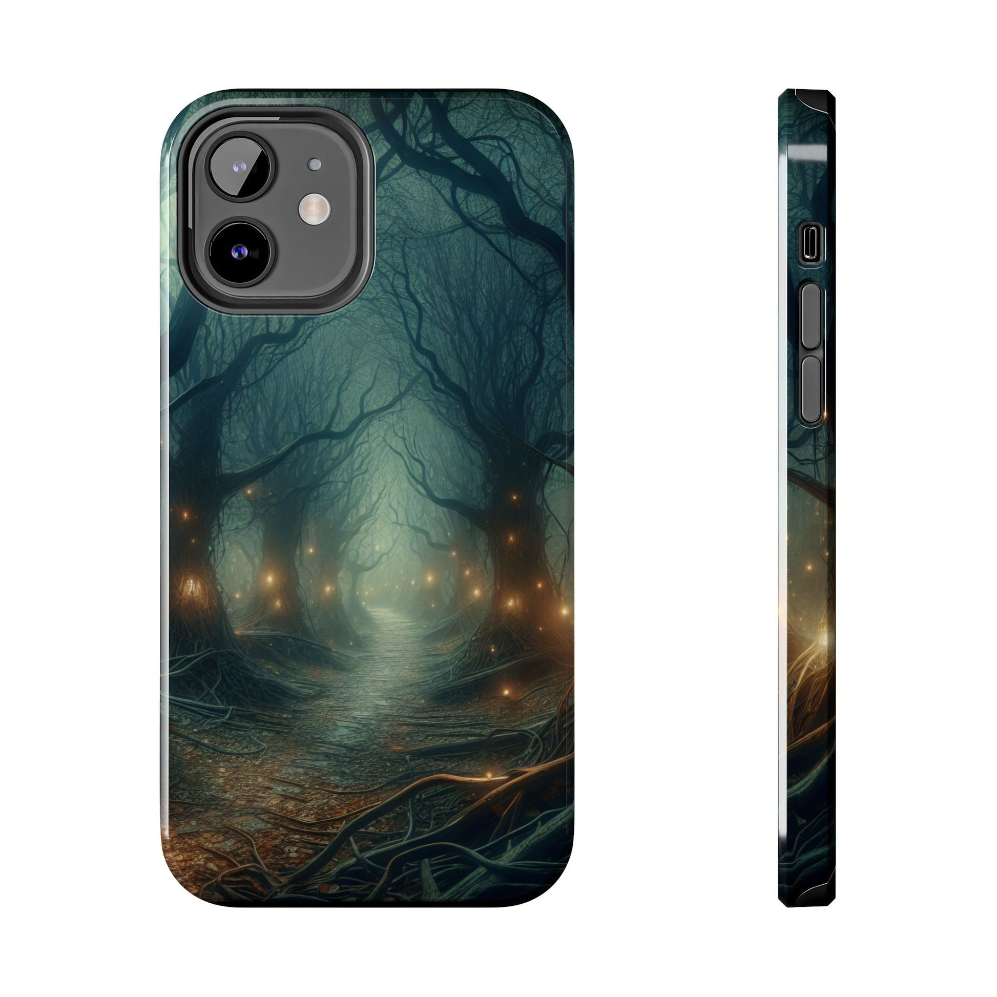 Phone Case, Witches' Road Design, Halloween Gifts, Protective Phone Cover, Spooky Accessories, Unique Phone Cases - Resonating Crystal Creations