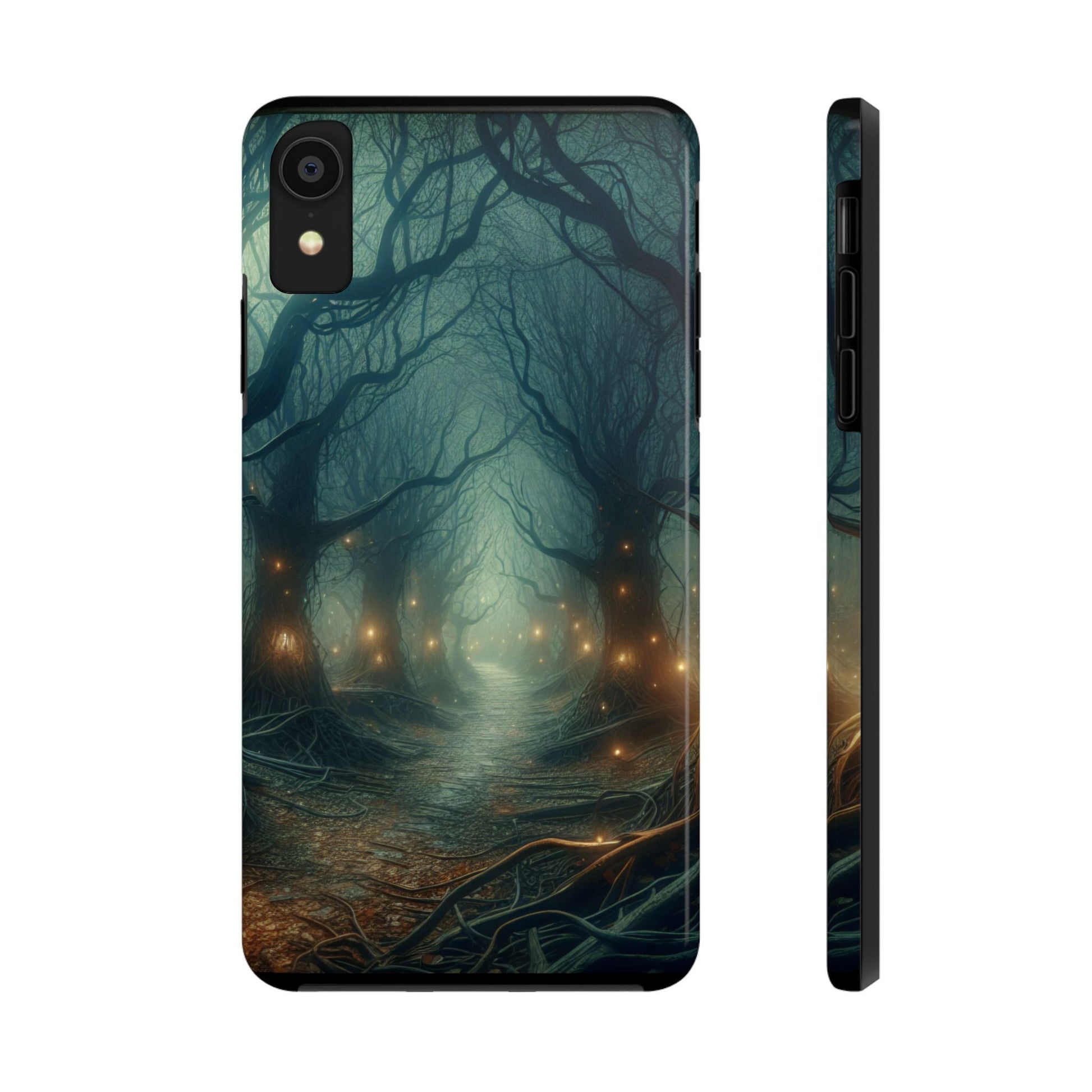 Phone Case, Witches' Road Design, Halloween Gifts, Protective Phone Cover, Spooky Accessories, Unique Phone Cases - Resonating Crystal Creations