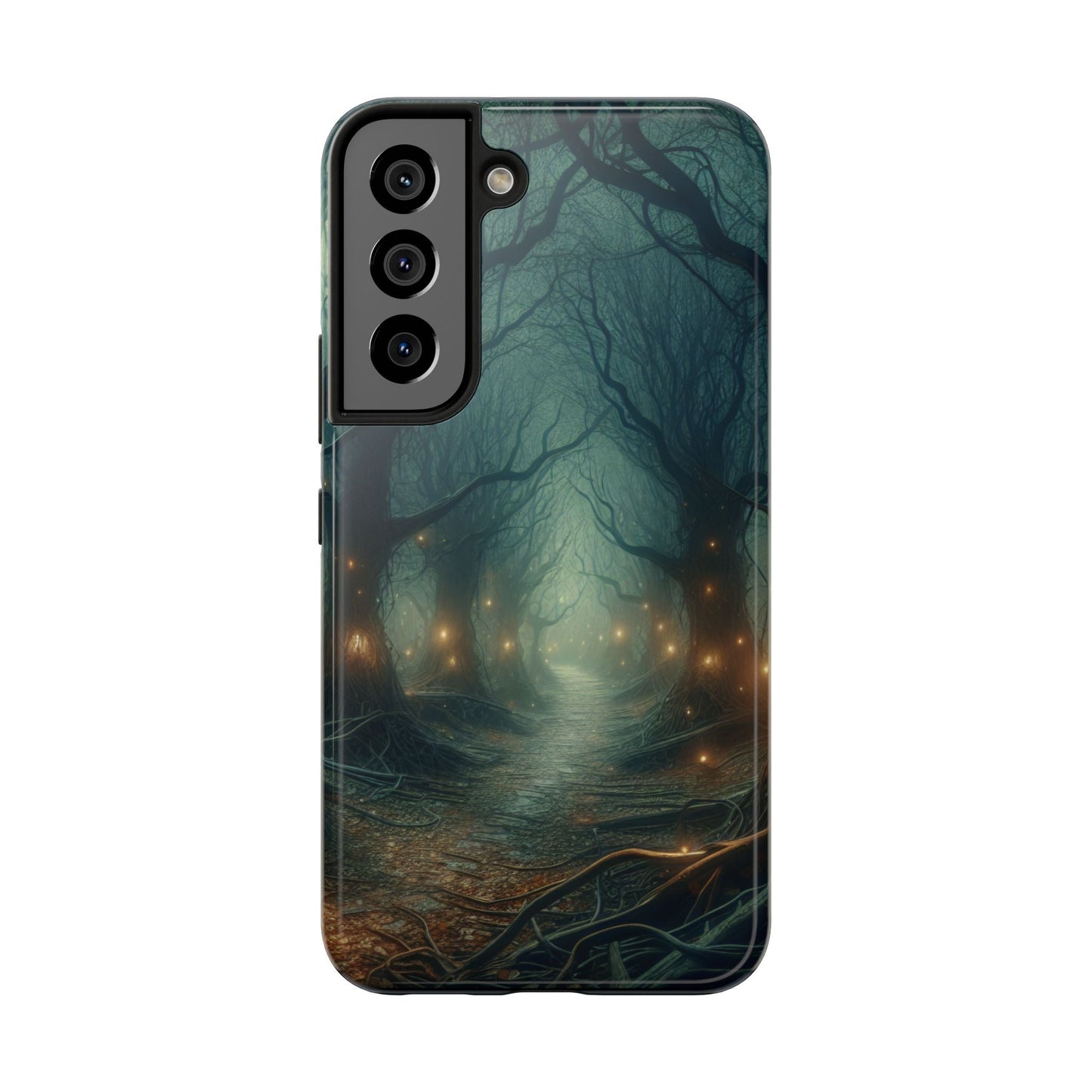 Phone Case, Witches' Road Design, Halloween Gifts, Protective Phone Cover, Spooky Accessories, Unique Phone Cases - Resonating Crystal Creations