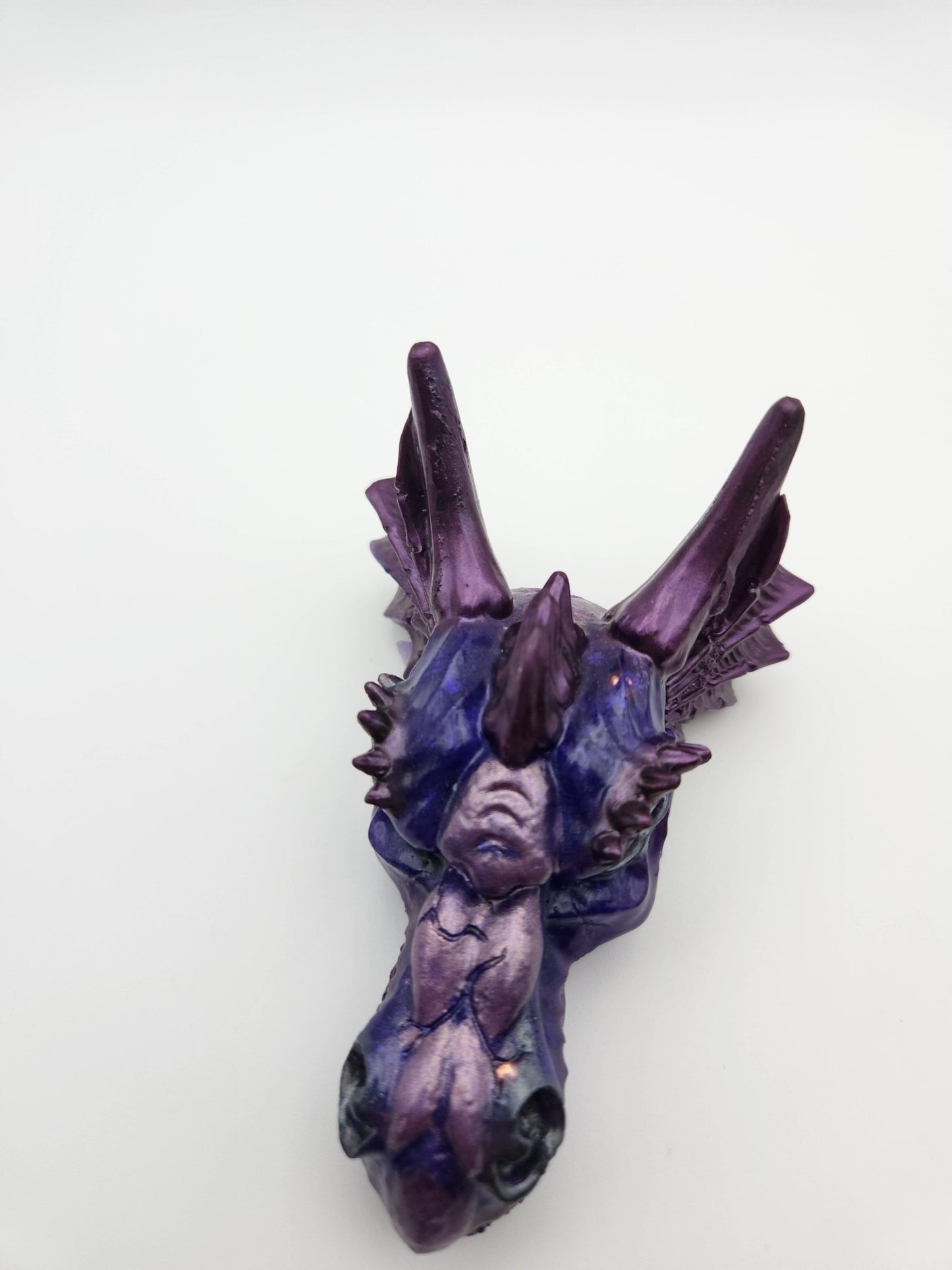 Purple Dragon Head - Resonating Crystal Creations