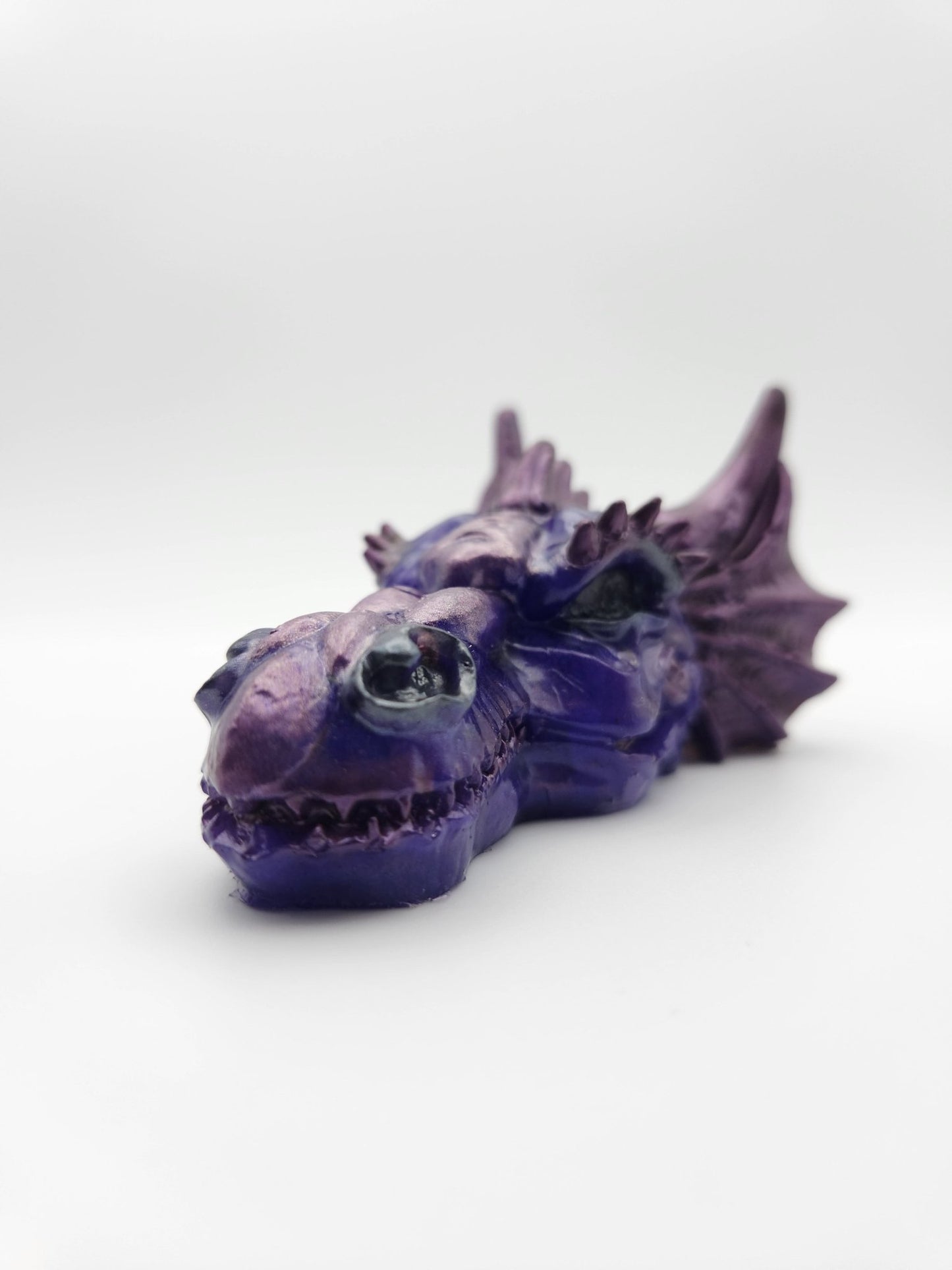 Purple Dragon Head - Resonating Crystal Creations