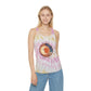 Racerback Tank Top Dream Wild Moon Child Tie Dye - Resonating Crystal Creations