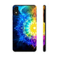 Radiant Rainbow Mandala Tough Phone Case – Vibrant Protection with Spiritual Flair - Resonating Crystal Creations