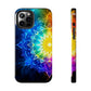 Radiant Rainbow Mandala Tough Phone Case – Vibrant Protection with Spiritual Flair - Resonating Crystal Creations