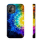 Radiant Rainbow Mandala Tough Phone Case – Vibrant Protection with Spiritual Flair - Resonating Crystal Creations