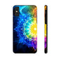 Radiant Rainbow Mandala Tough Phone Case – Vibrant Protection with Spiritual Flair - Resonating Crystal Creations