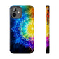 Radiant Rainbow Mandala Tough Phone Case – Vibrant Protection with Spiritual Flair - Resonating Crystal Creations