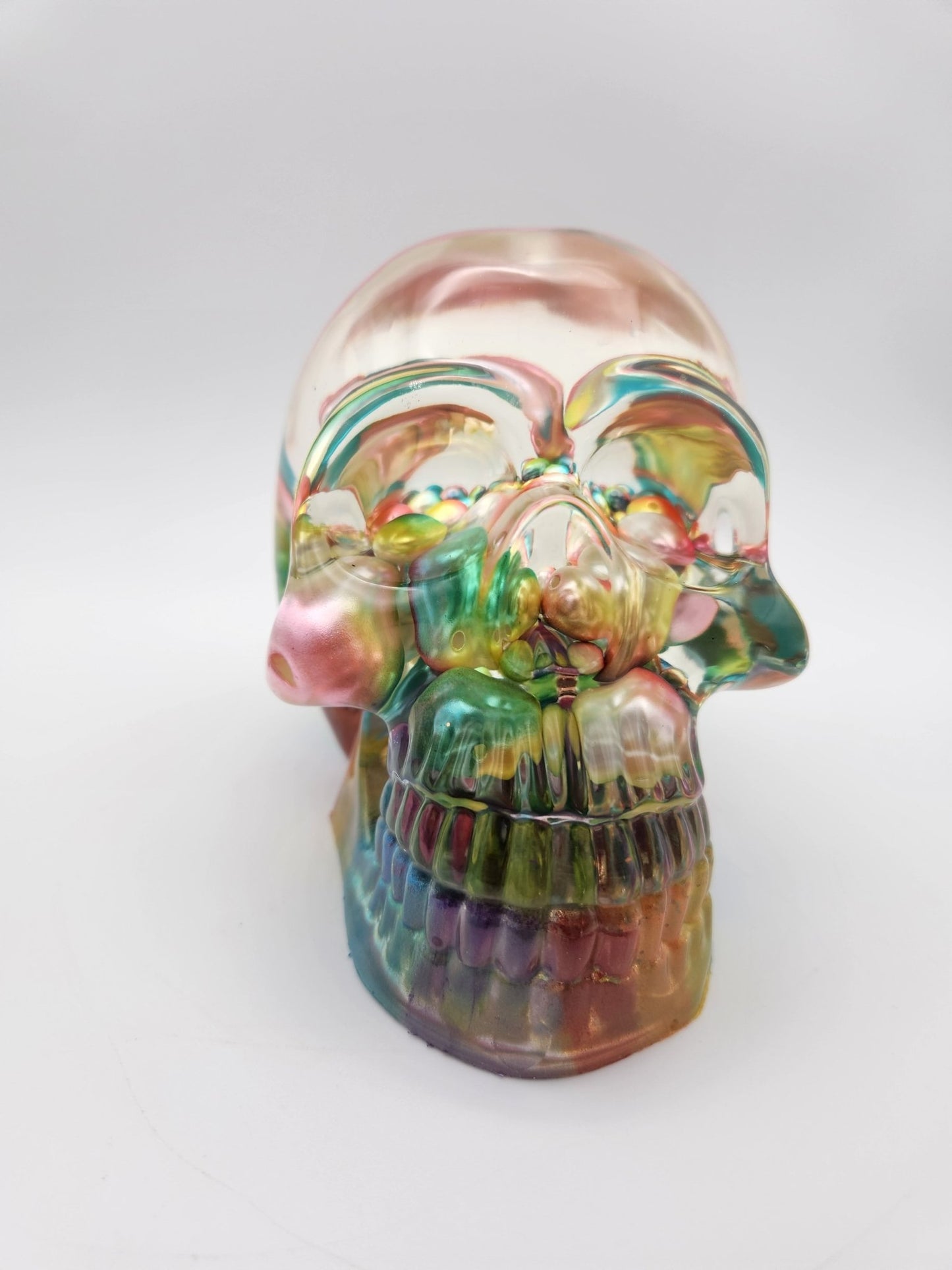 Rainbow Skull - Resonating Crystal Creations