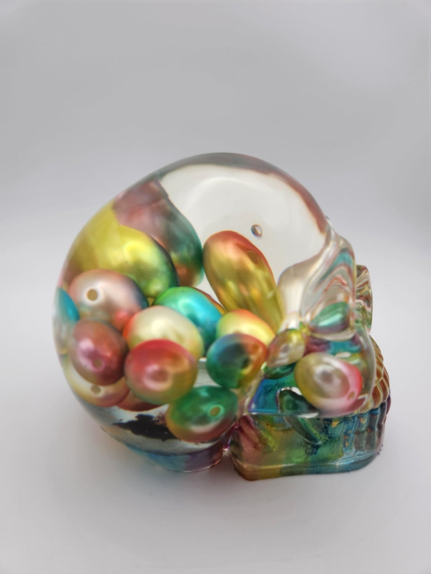 Rainbow Skull - Resonating Crystal Creations