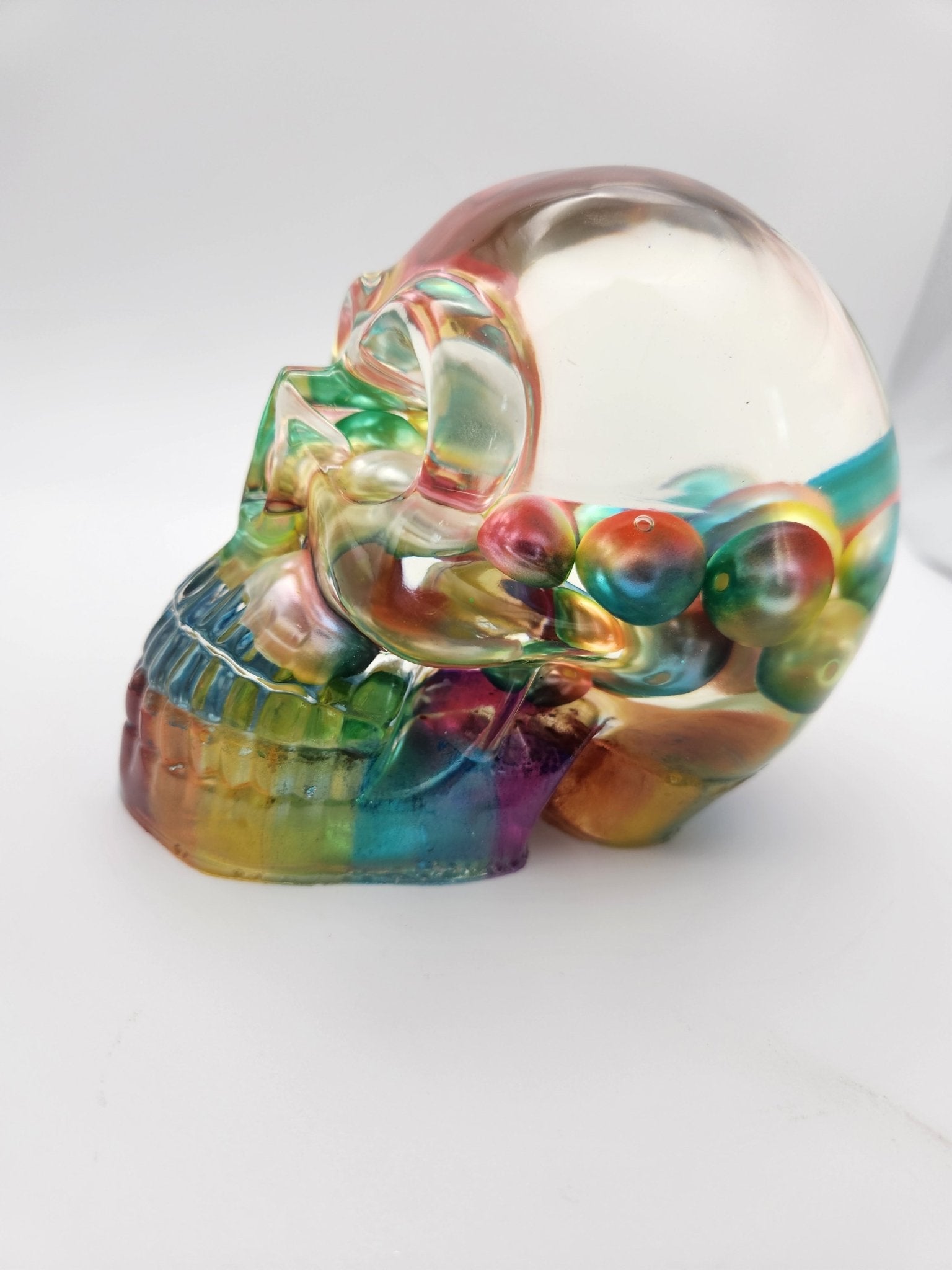 Rainbow Skull - Resonating Crystal Creations