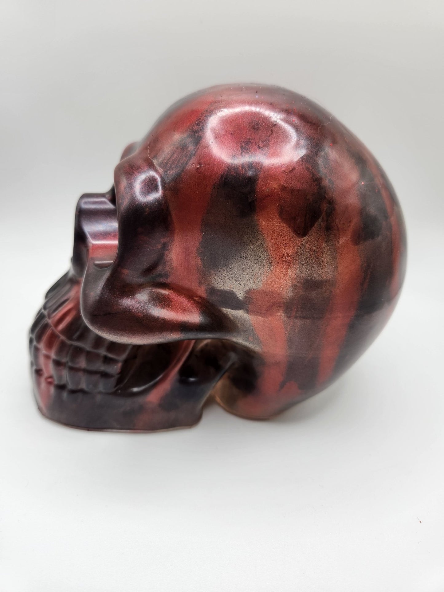 Red and Black Skull - Resonating Crystal Creations