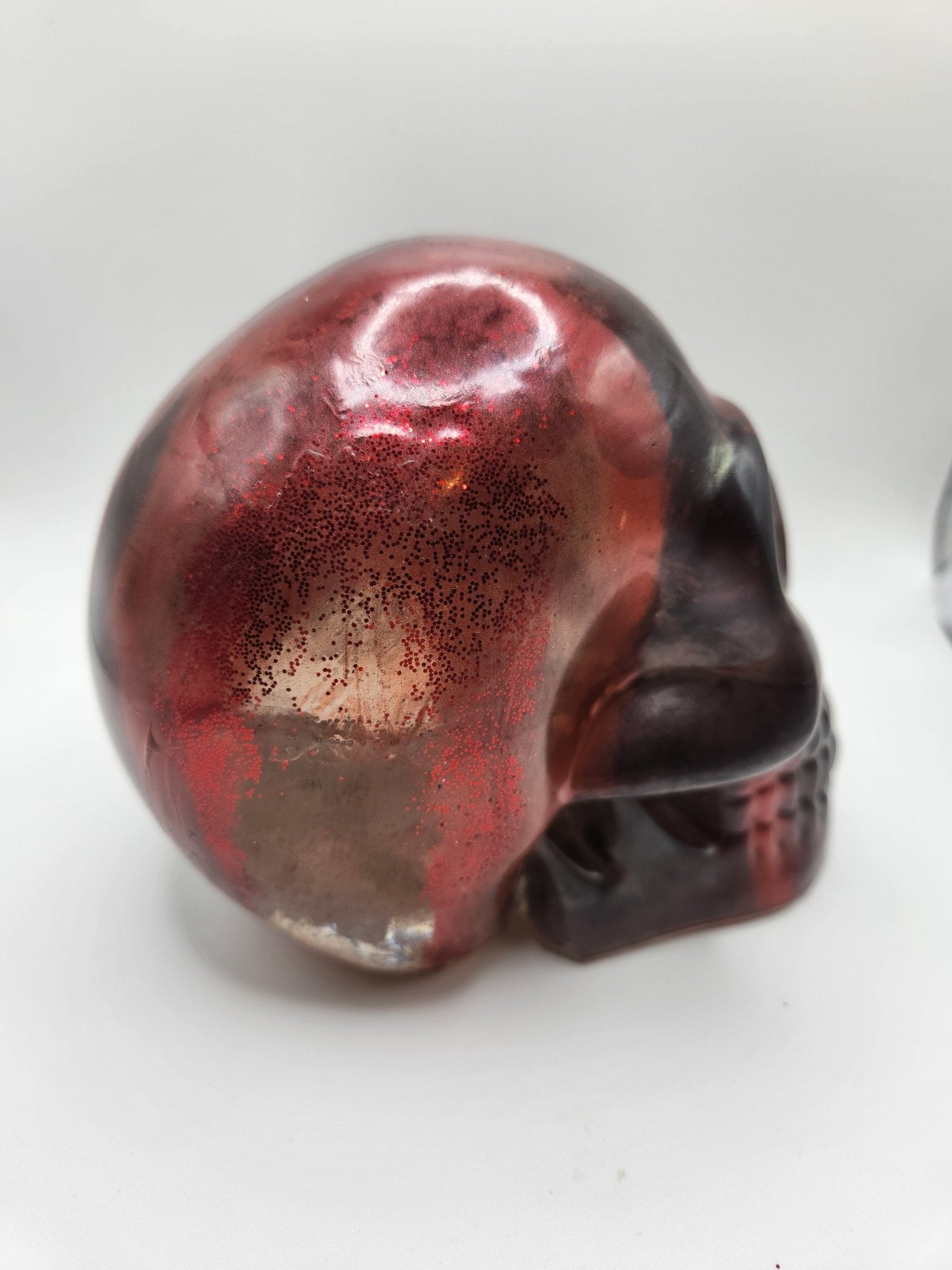 Red and Black Skull - Resonating Crystal Creations