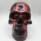 Red and Black Skull - Resonating Crystal Creations