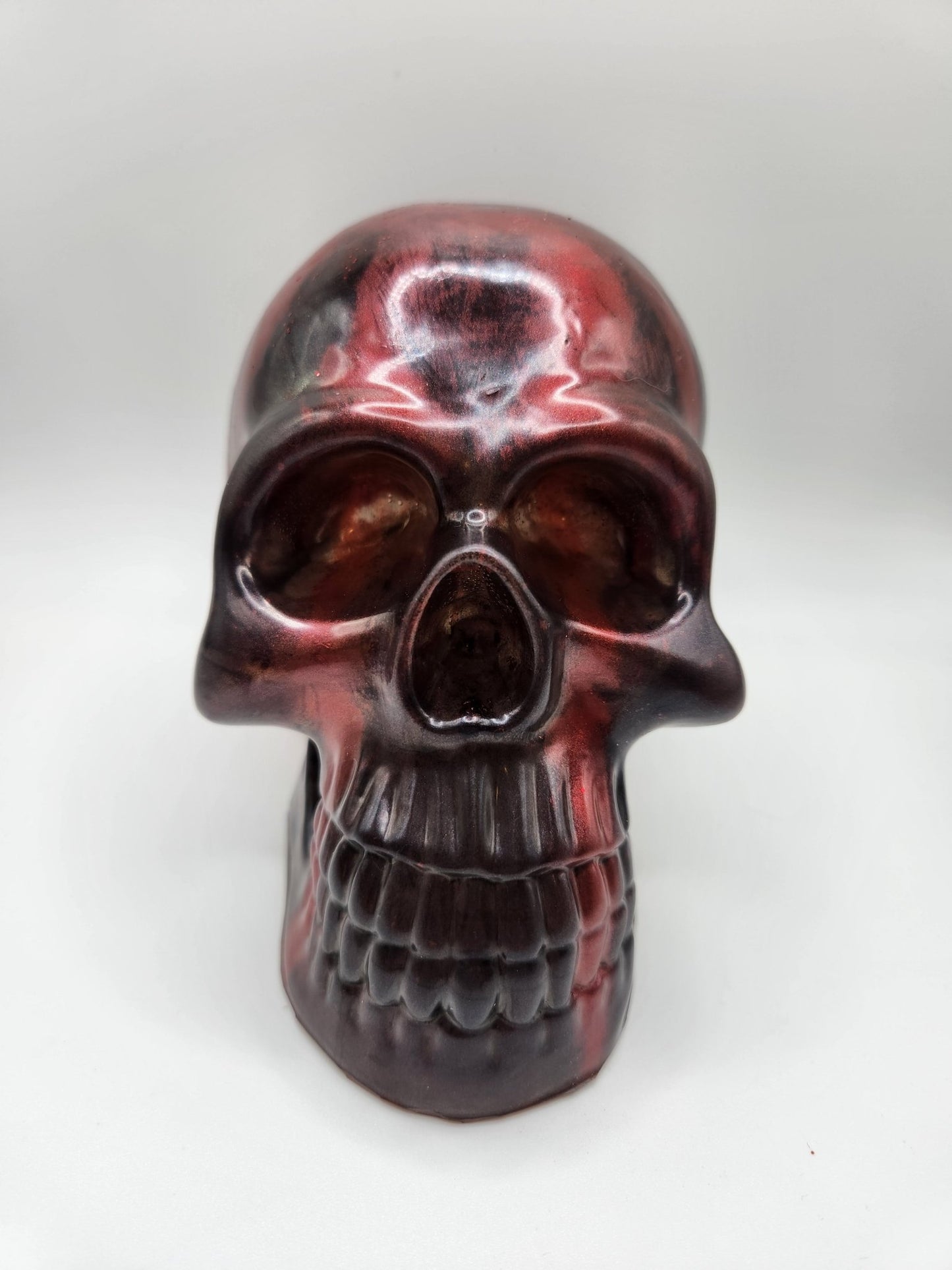 Red and Black Skull - Resonating Crystal Creations