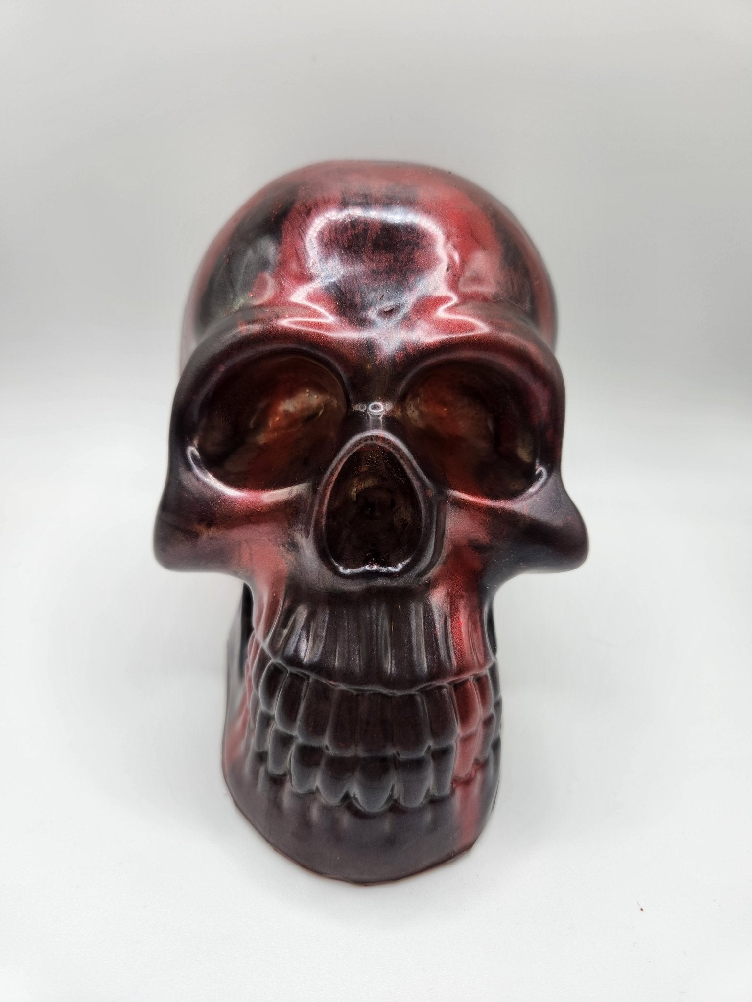 Red and Black Skull - Resonating Crystal Creations