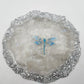 Resin Geode Orgone Charging Plate with Dragonfly - Resonating Crystal Creations