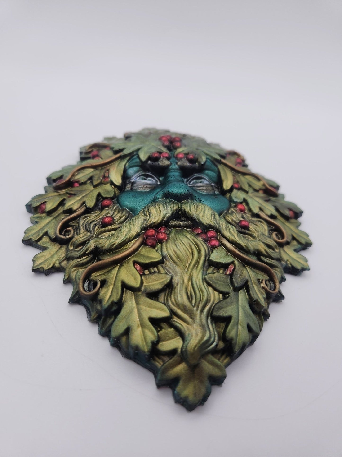 Resin Greenman - Resonating Crystal Creations