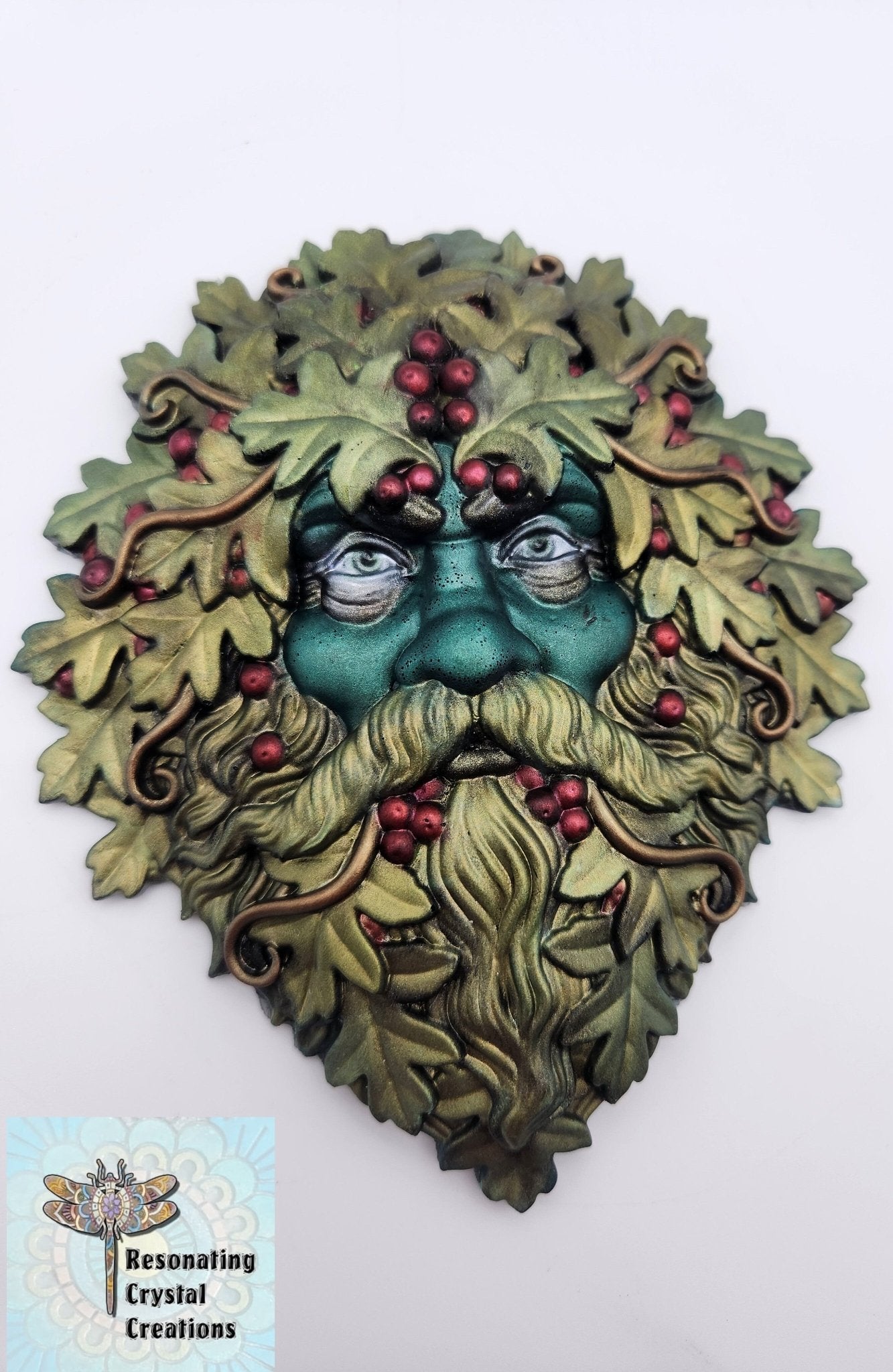 Resin Greenman - Resonating Crystal Creations