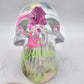 Resin Skull With Resin Mushrooms - Resonating Crystal Creations