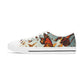 Sneakers Monarch Butterflies Women's Low Top Shoes - Resonating Crystal Creations