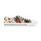 Sneakers Monarch Butterflies Women's Low Top Shoes - Resonating Crystal Creations