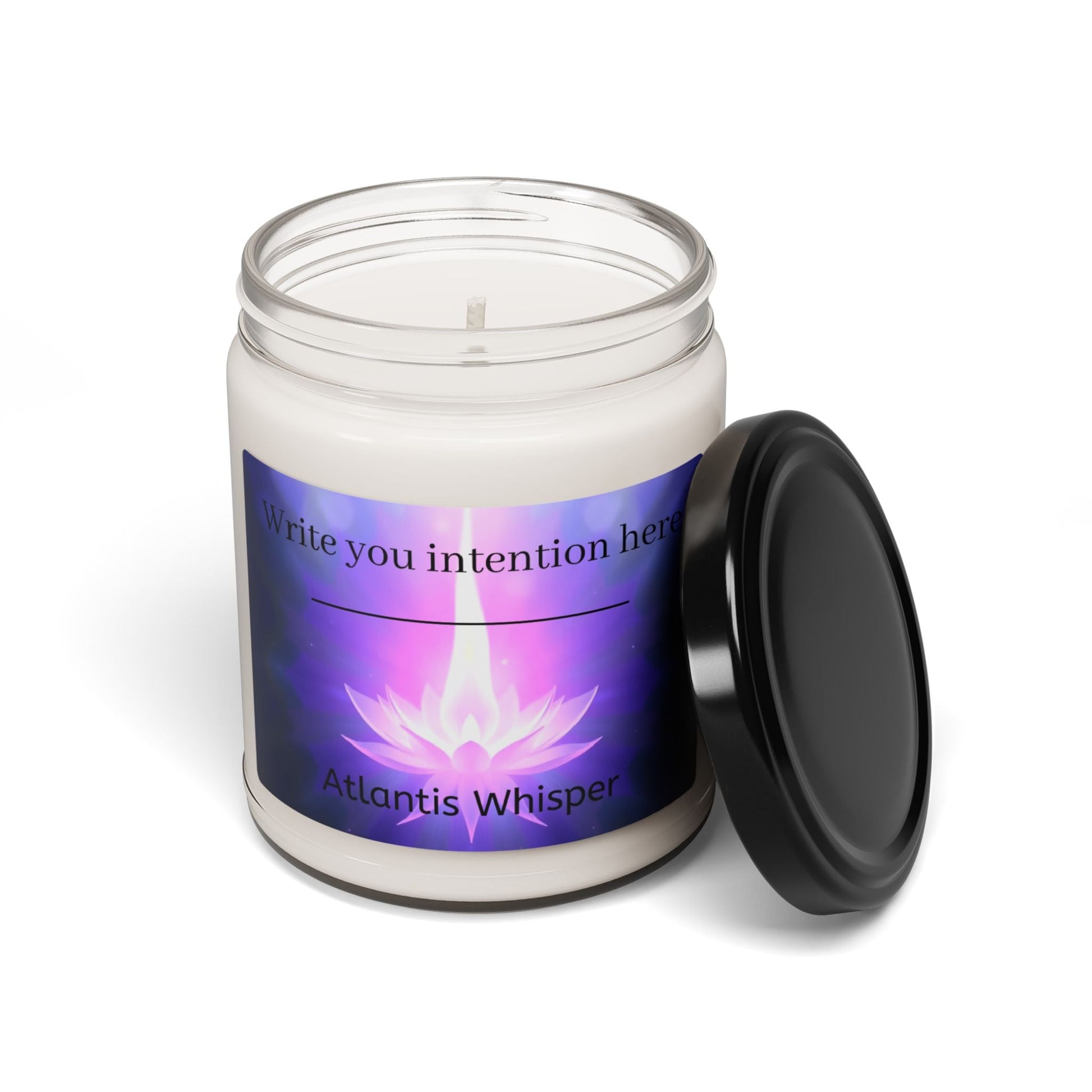 Soy Candle, Intention Candle, Aromatherapy Candle, 9oz Candle, Meditation Candle, Relaxation Candle - Resonating Crystal Creations